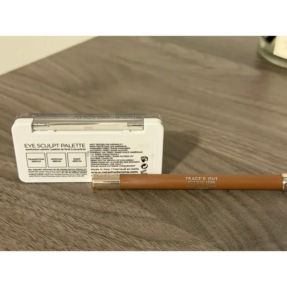 Natasha Denona Mini Eye Sculpt + Fenty Beauty Trace’d Out Lip Liner NEW